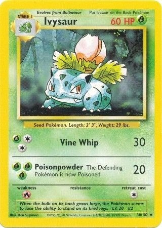 Image for Ivysaur (030/102) (BS) - Pokemon