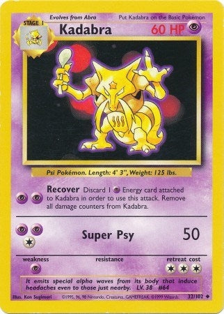 Image for Kadabra (032/102) (BS) - Pokemon