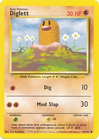 Image for Diglett (047/102) (BS) - Pokemon