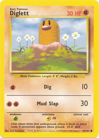 Image for Diglett (047/102) (BS) - Pokemon