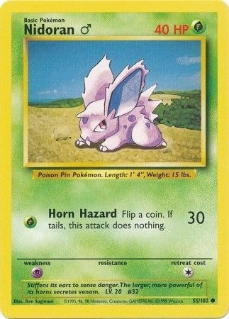Image for Nidoran M (055/102) (BS) - Pokemon