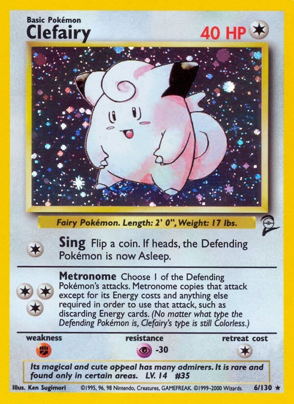 Image for Clefairy (006/130) (BS2) - Pokemon
