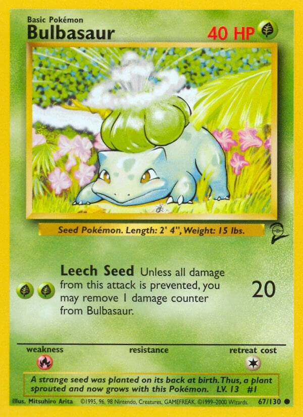 Image for Bulbasaur (067/130) (BS2) - Pokemon