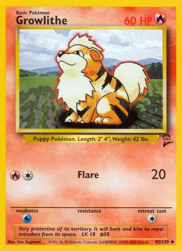 Image for Growlithe (042/130) (BS2) - Pokemon
