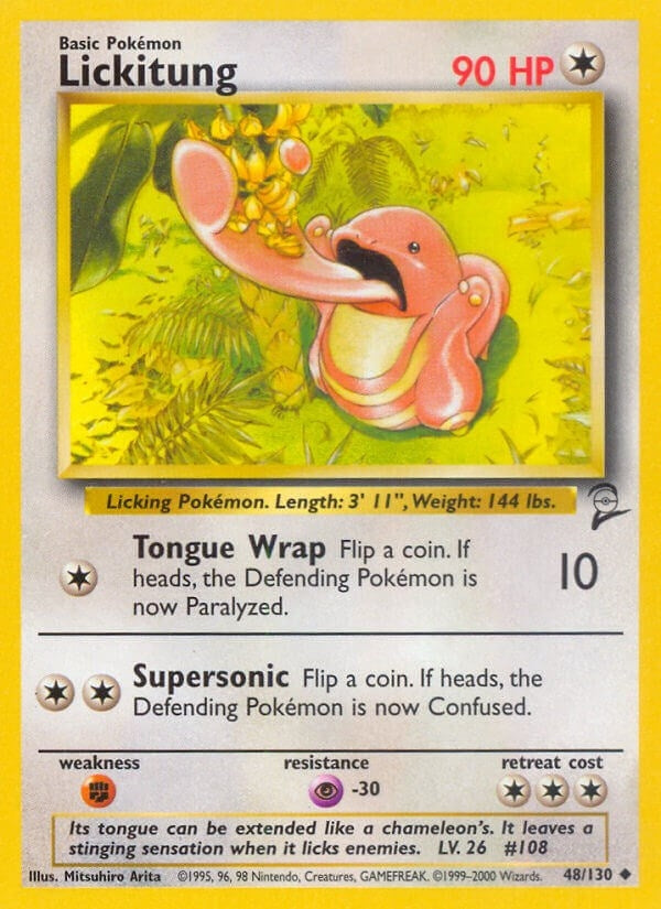 Image for Lickitung (048/130) (BS2) - Pokemon