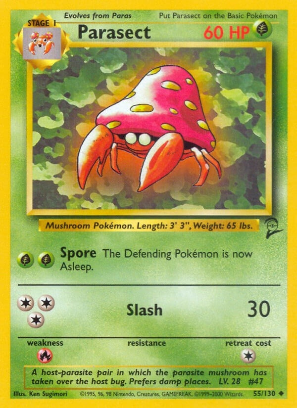 Image for Parasect (055/130) (BS2) - Pokemon
