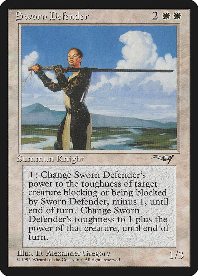 Image for Sworn Defender - Magic: The Gathering