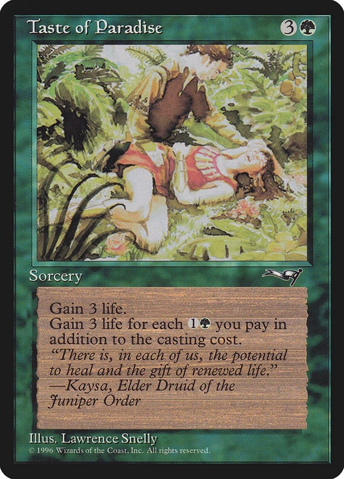 Image for Taste of Paradise (85) - Magic: The Gathering