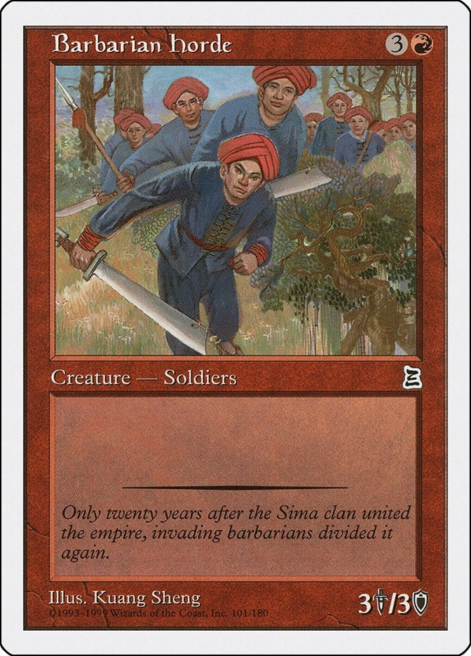 Image for Barbarian Horde (101) - Magic: The Gathering