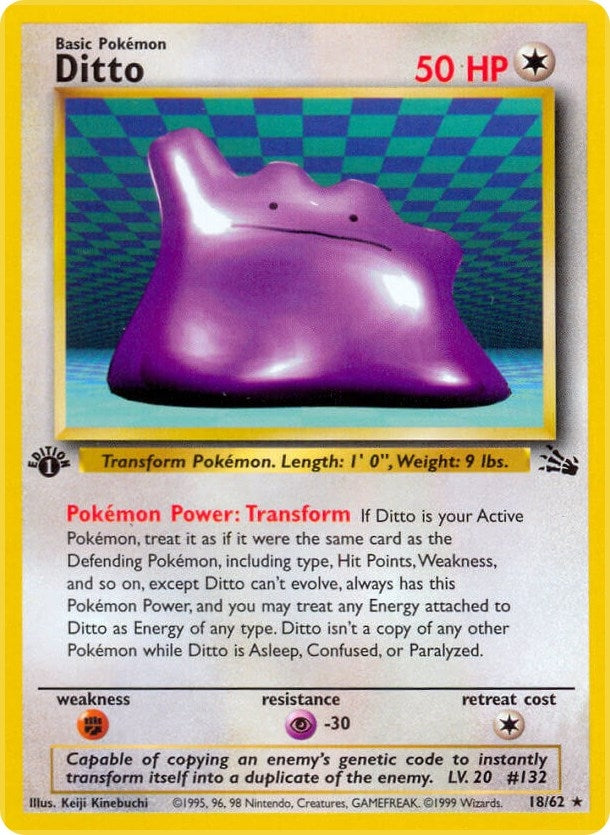Image for Ditto (18) (18/62) (FO) - Pokemon