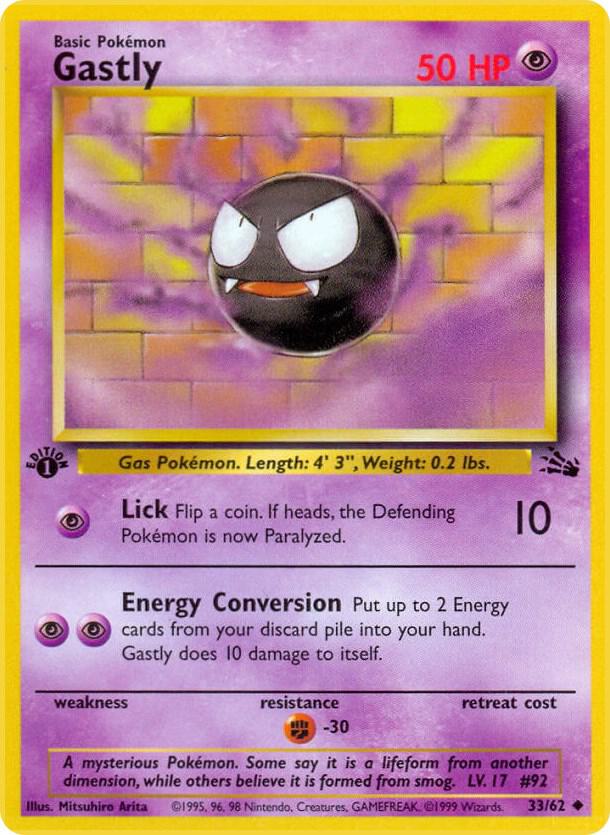 Image for Gastly (33/62) (FO) - Pokemon