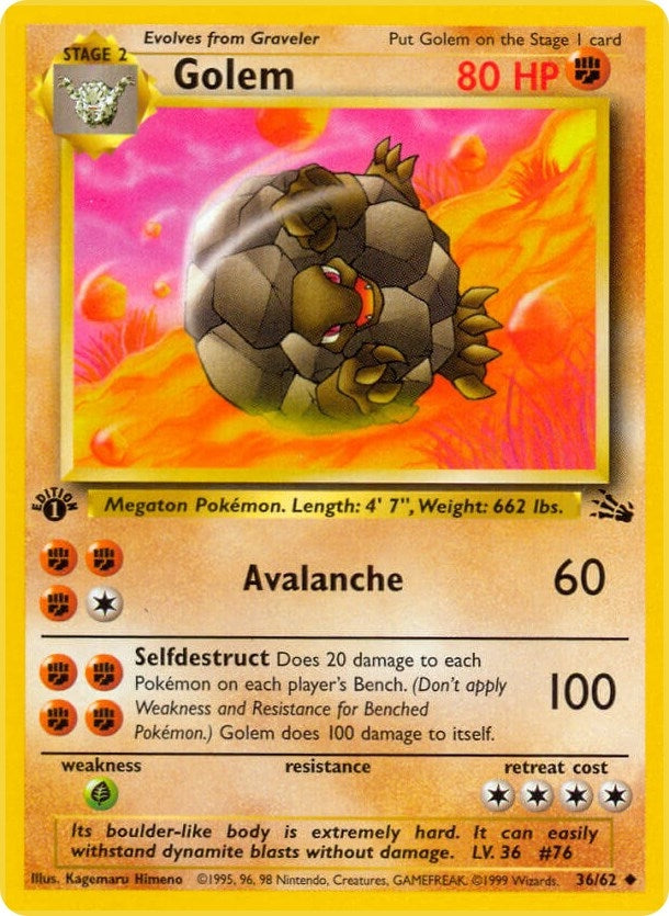 Image for Golem (36/62) (FO) - Pokemon