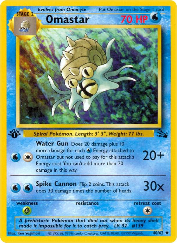 Image for Omastar (40/62) (FO) - Pokemon