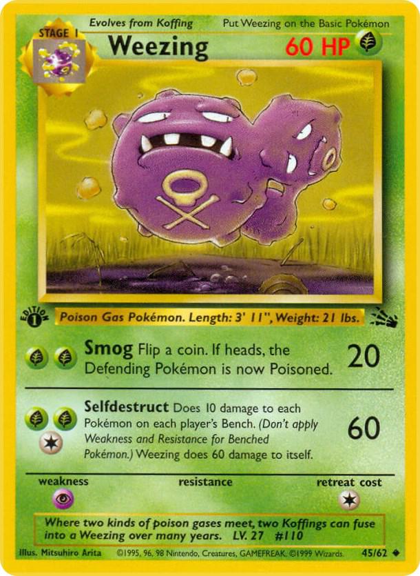 Image for Weezing (45/62) (FO) - Pokemon