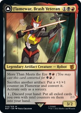 Image for Flamewar, Brash Veteran (10) - Magic: The Gathering