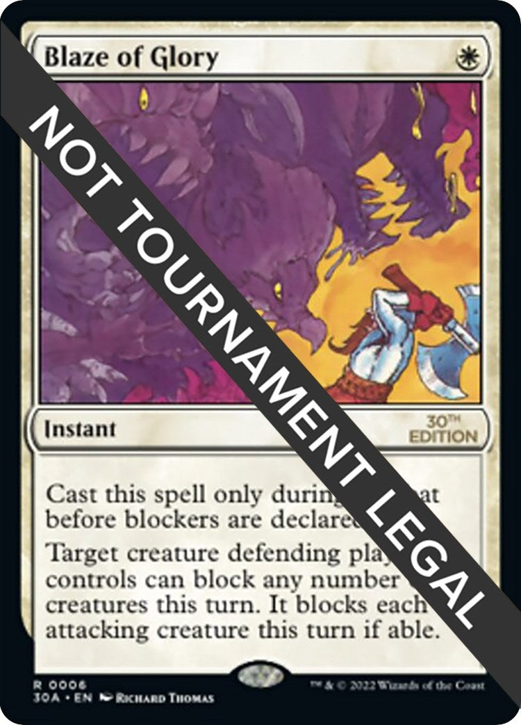 Image for Blaze of Glory (6) - Magic: The Gathering