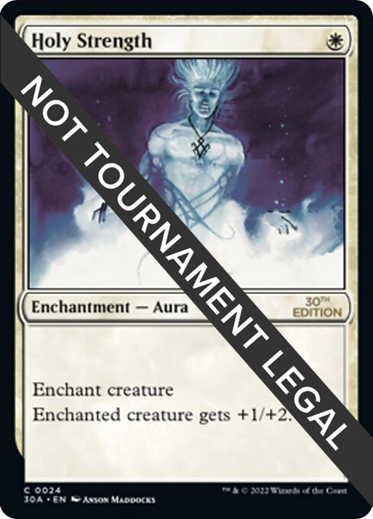 Image for Holy Strength (24) - Magic: The Gathering
