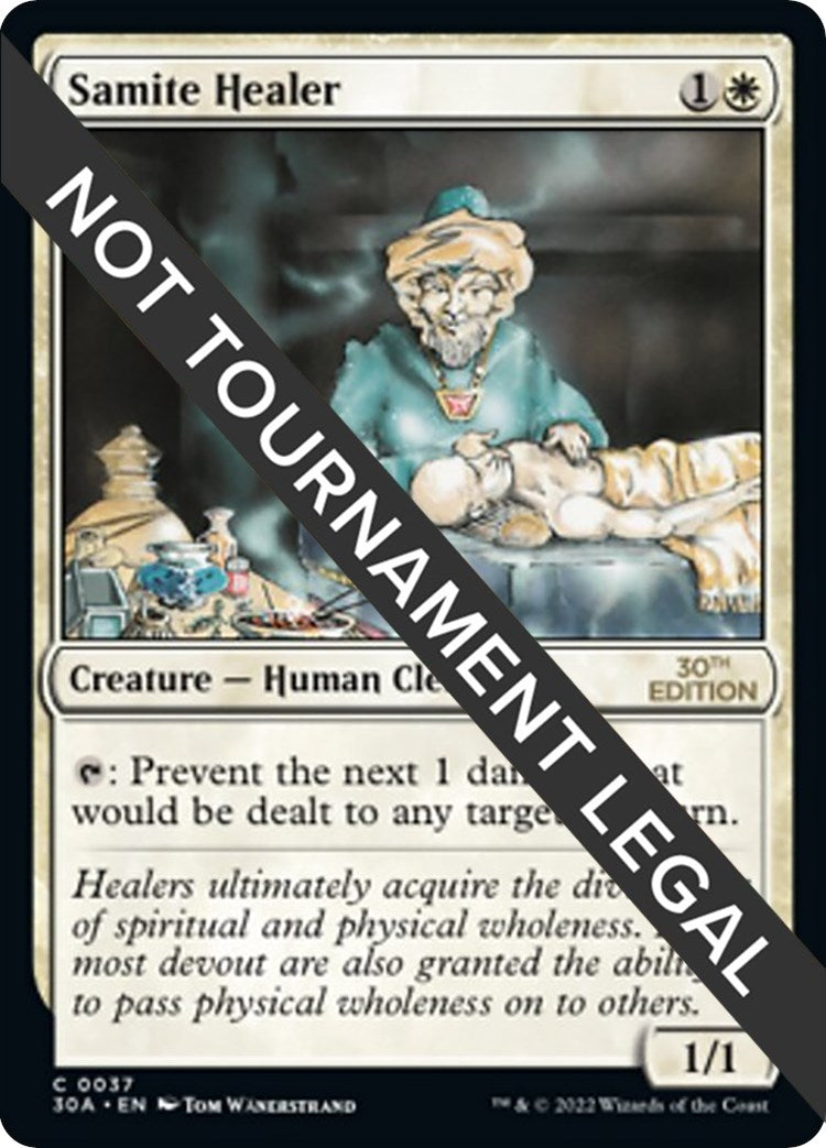 Image for Samite Healer (37) - Magic: The Gathering