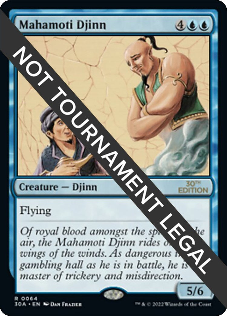 Image for Mahamoti Djinn (64) - Magic: The Gathering