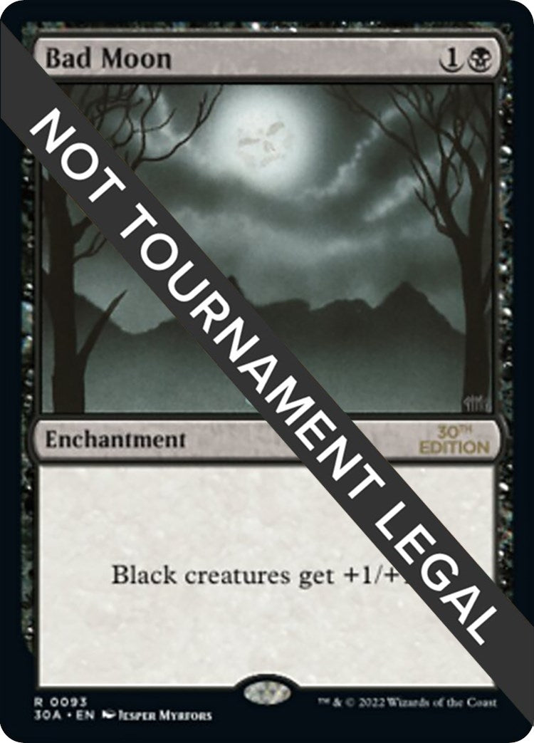 Image for Bad Moon (93) - Magic: The Gathering