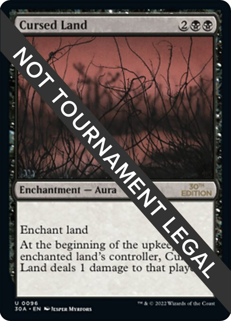 Image for Cursed Land (96) - Magic: The Gathering