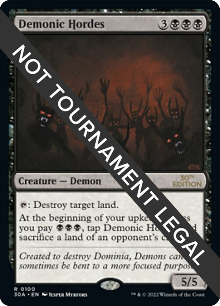 Image for Demonic Hordes (100) - Magic: The Gathering