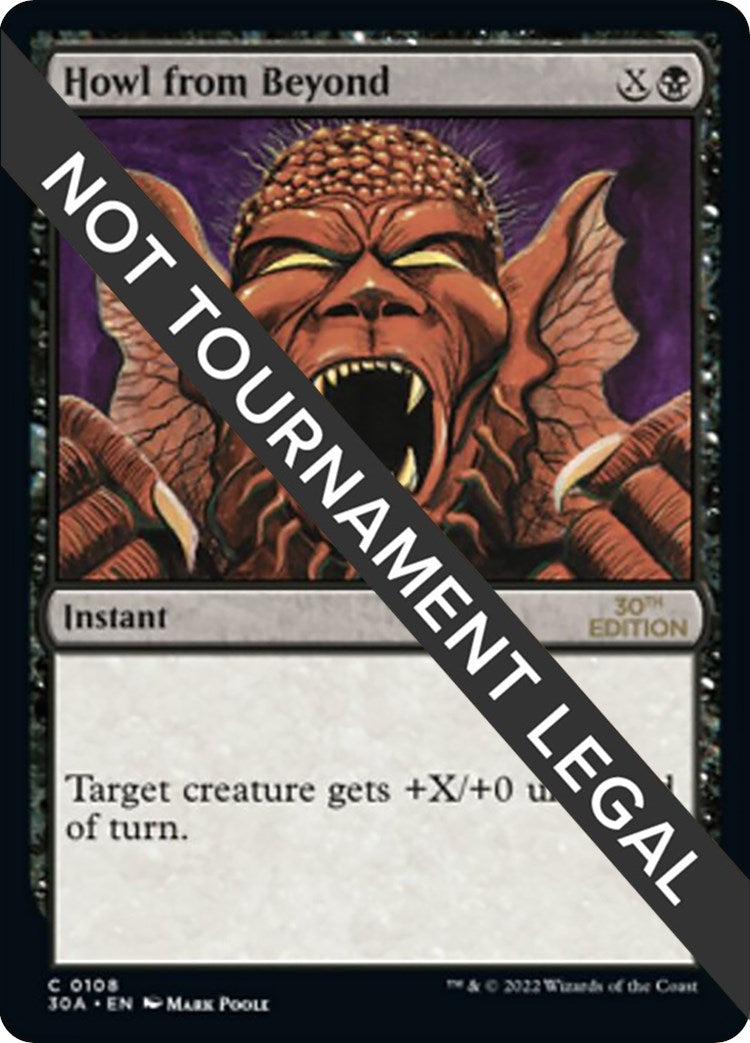 Image for Howl from Beyond (108) - Magic: The Gathering