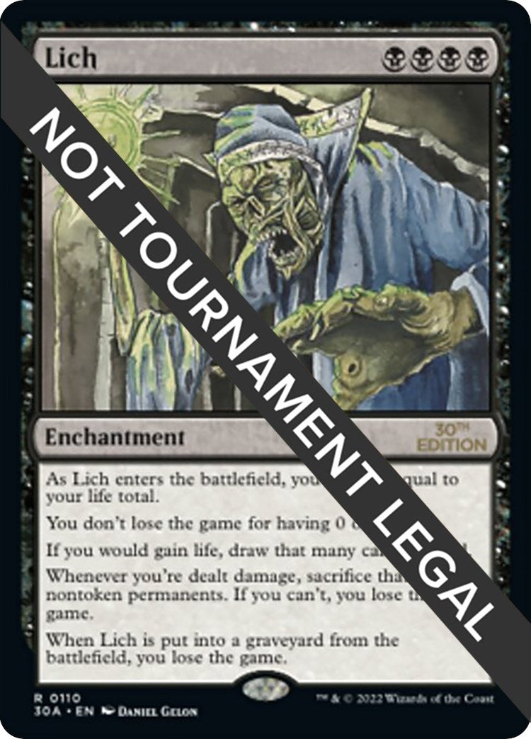 Image for Lich (110) - Magic: The Gathering