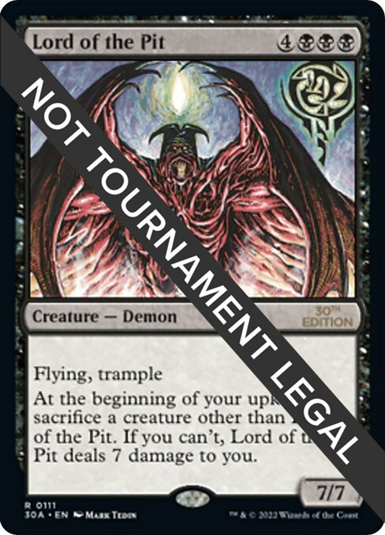 Image for Lord of the Pit (111) - Magic: The Gathering