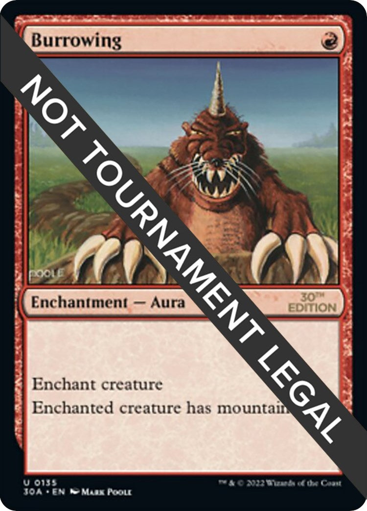 Image for Burrowing (135) - Magic: The Gathering