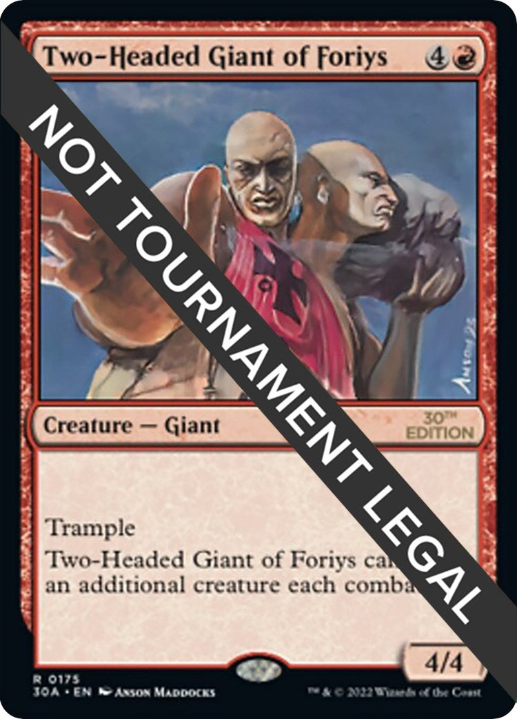 Image for Two-Headed Giant of Foriys (175) - Magic: The Gathering
