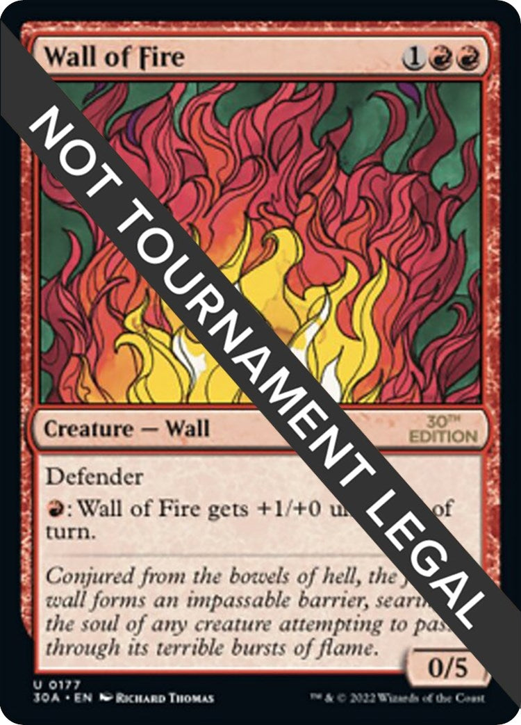 Image for Wall of Fire (177) - Magic: The Gathering