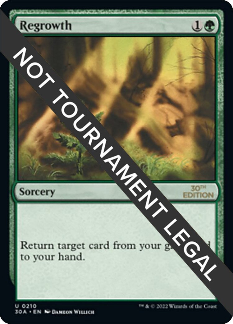Image for Regrowth (210) - Magic: The Gathering