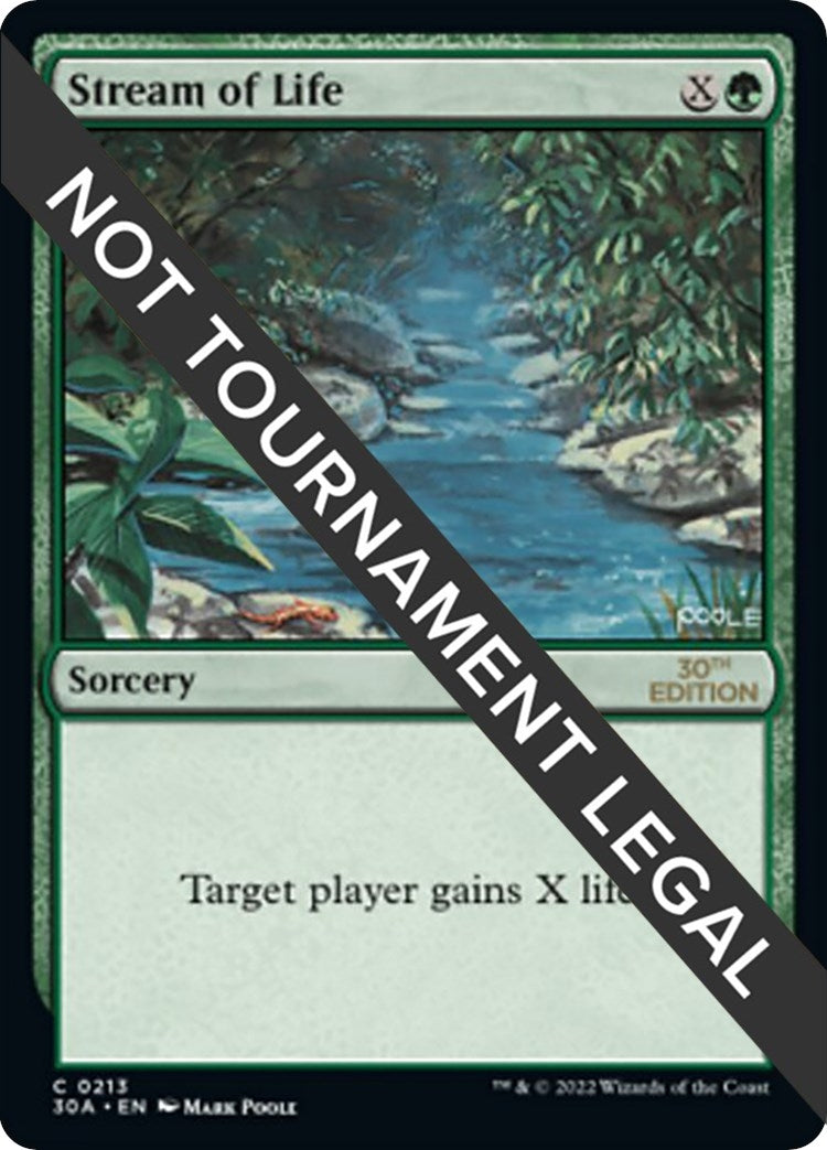 Image for Stream of Life (213) (30A) - Magic: The Gathering