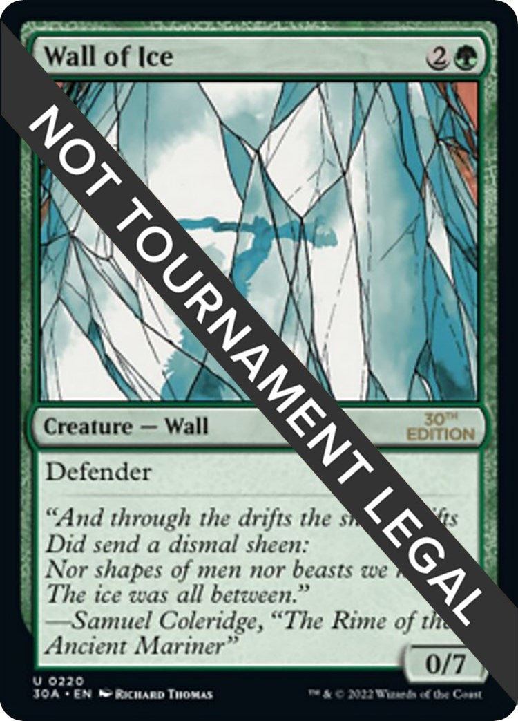 Image for Wall of Ice (220) - Magic: The Gathering