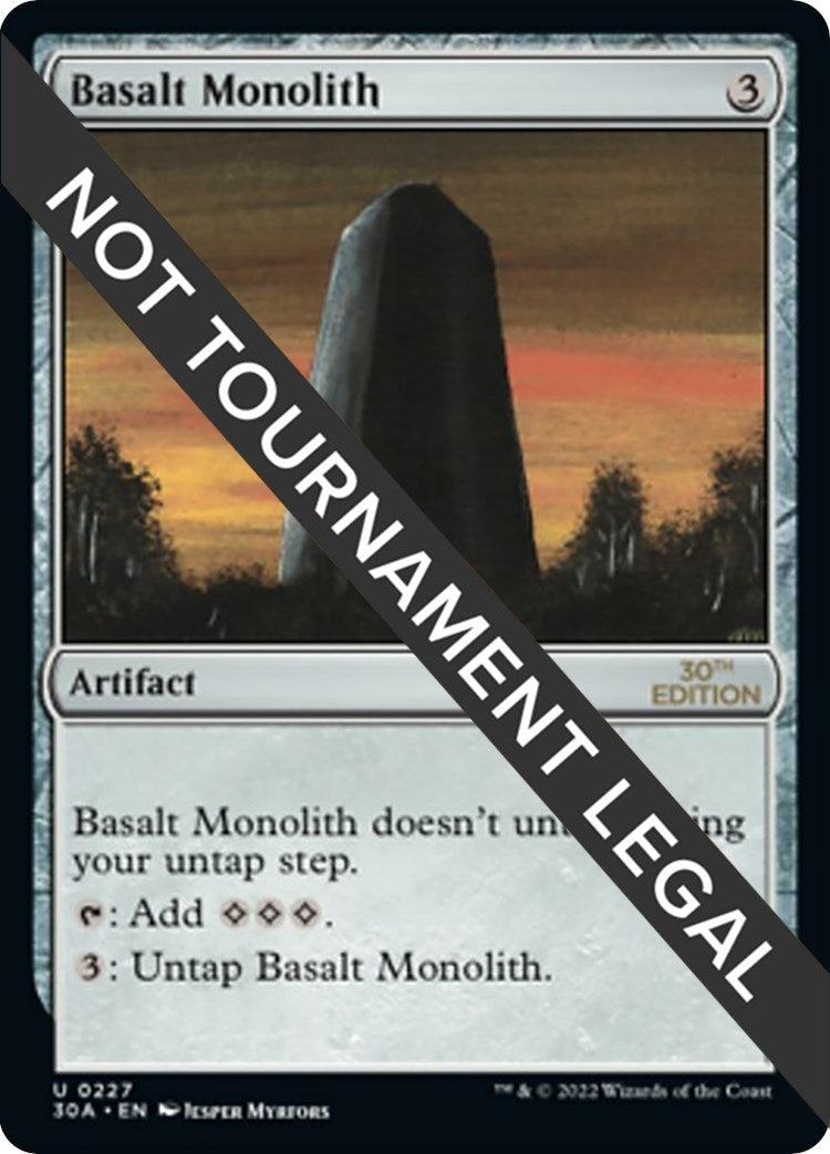 Image for Basalt Monolith (227) - Magic: The Gathering