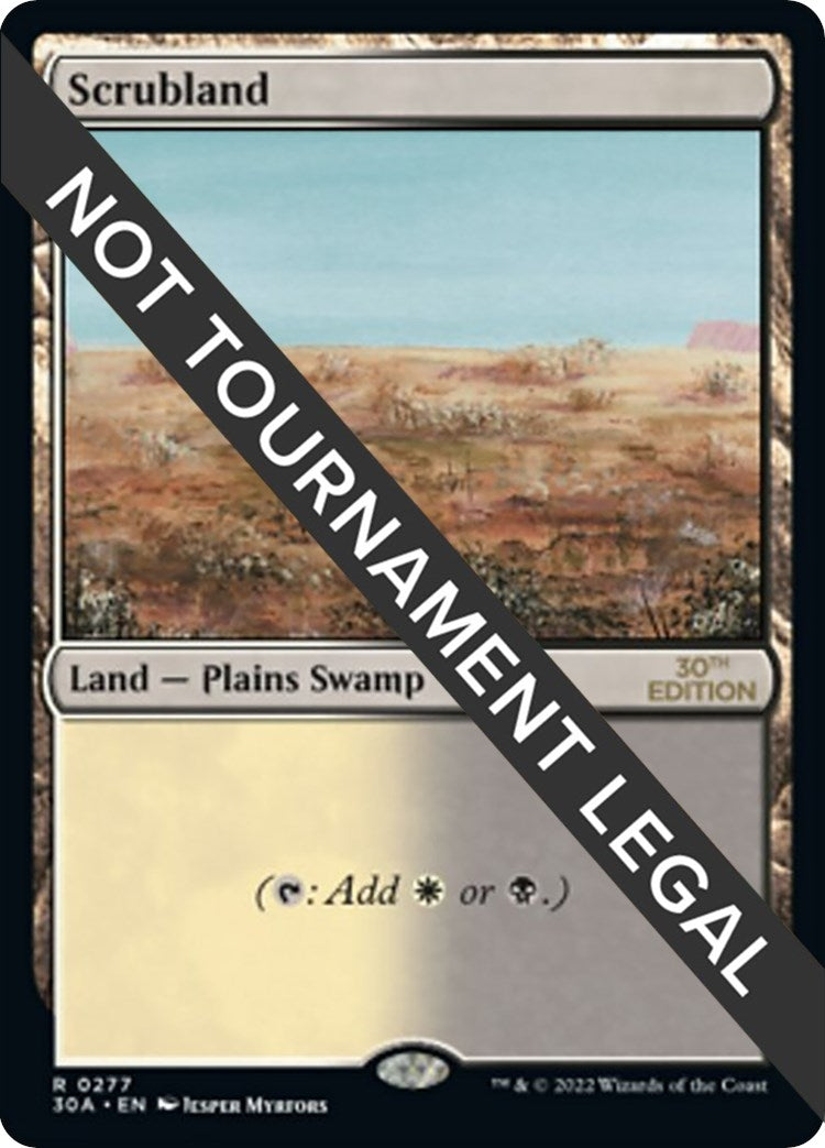 Image for Scrubland (277) - Magic: The Gathering