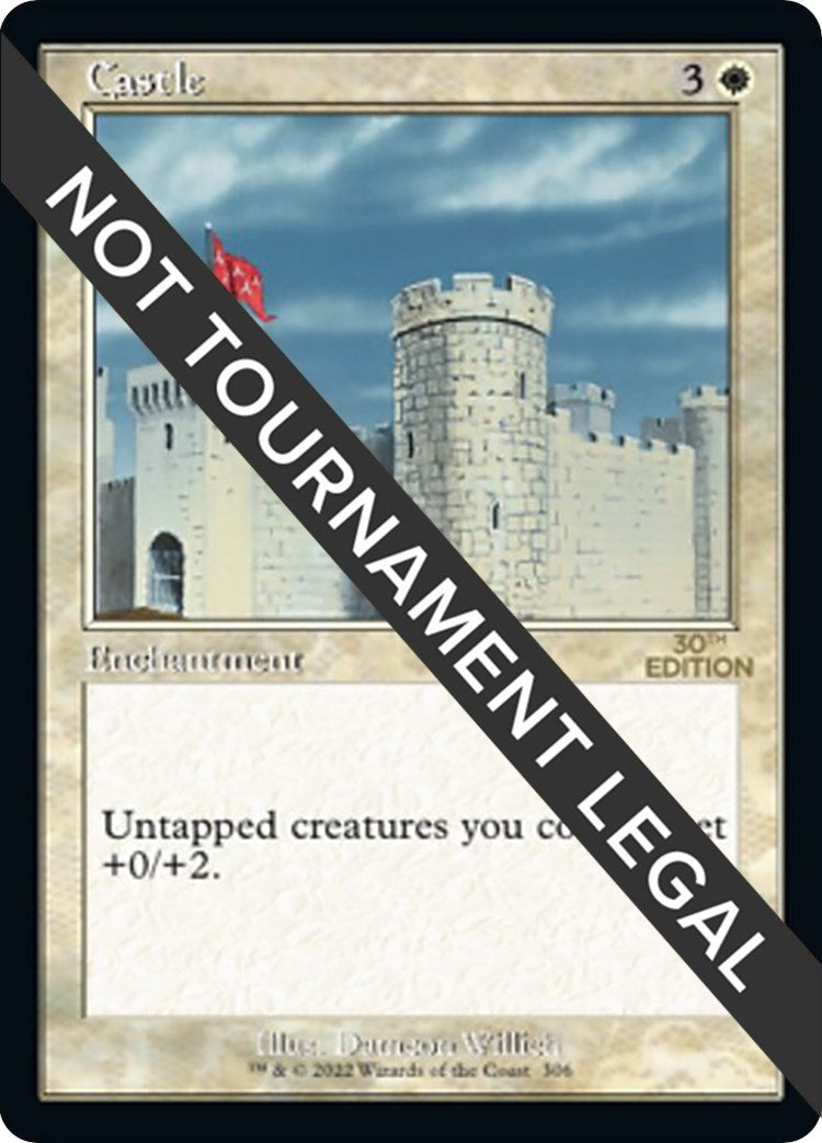 Image for Castle (Retro Frame) (306) - Magic: The Gathering