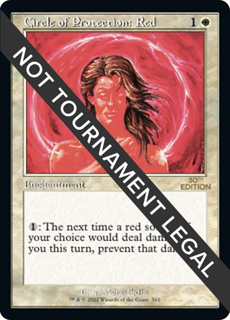 Image for Circle of Protection: Red (Retro Frame) (310) - Magic: The Gathering