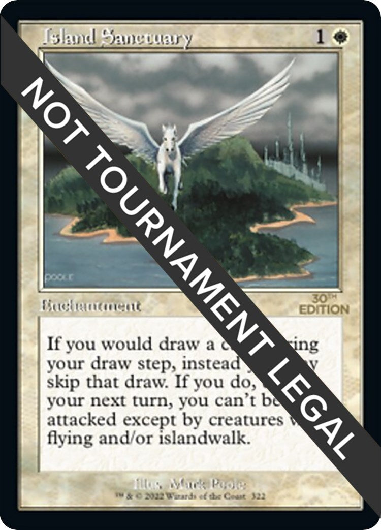 Image for Island Sanctuary (Retro Frame) (322) - Magic: The Gathering