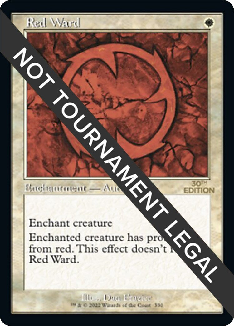 Image for Red Ward (Retro Frame) (330) - Magic: The Gathering