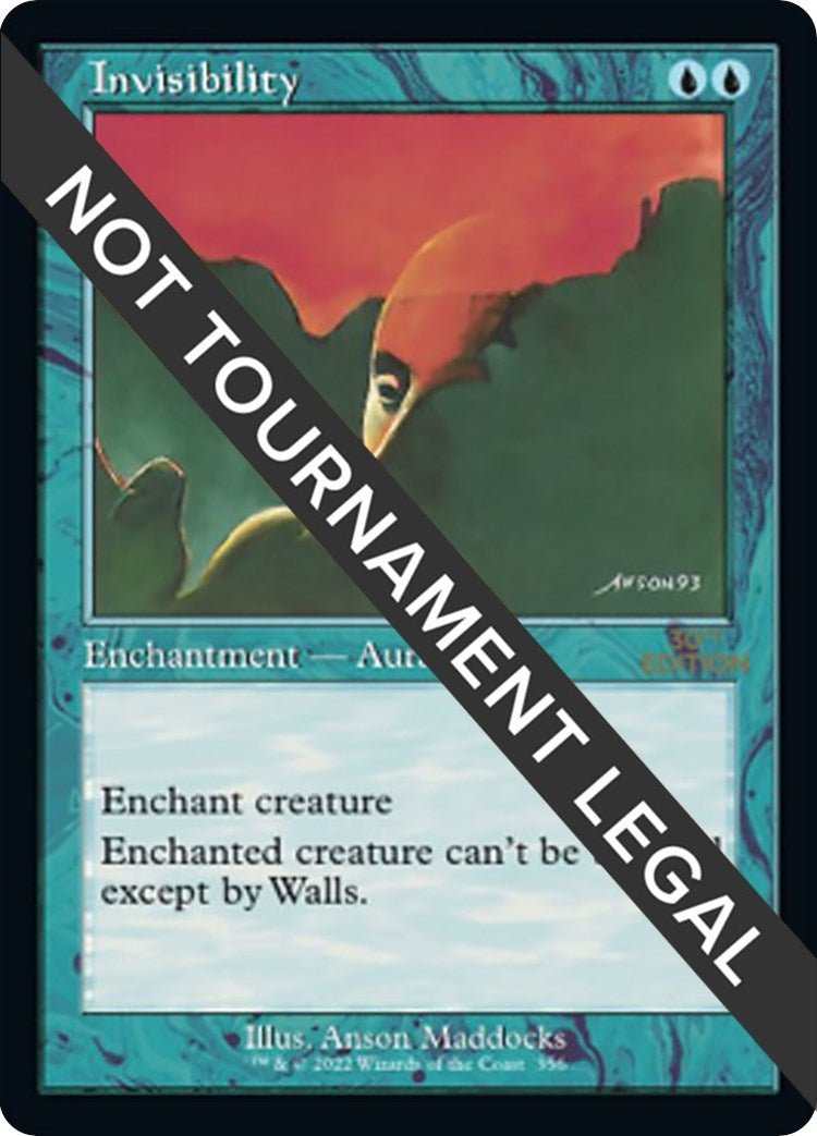 Image for Invisibility (Retro Frame) (356) - Magic: The Gathering