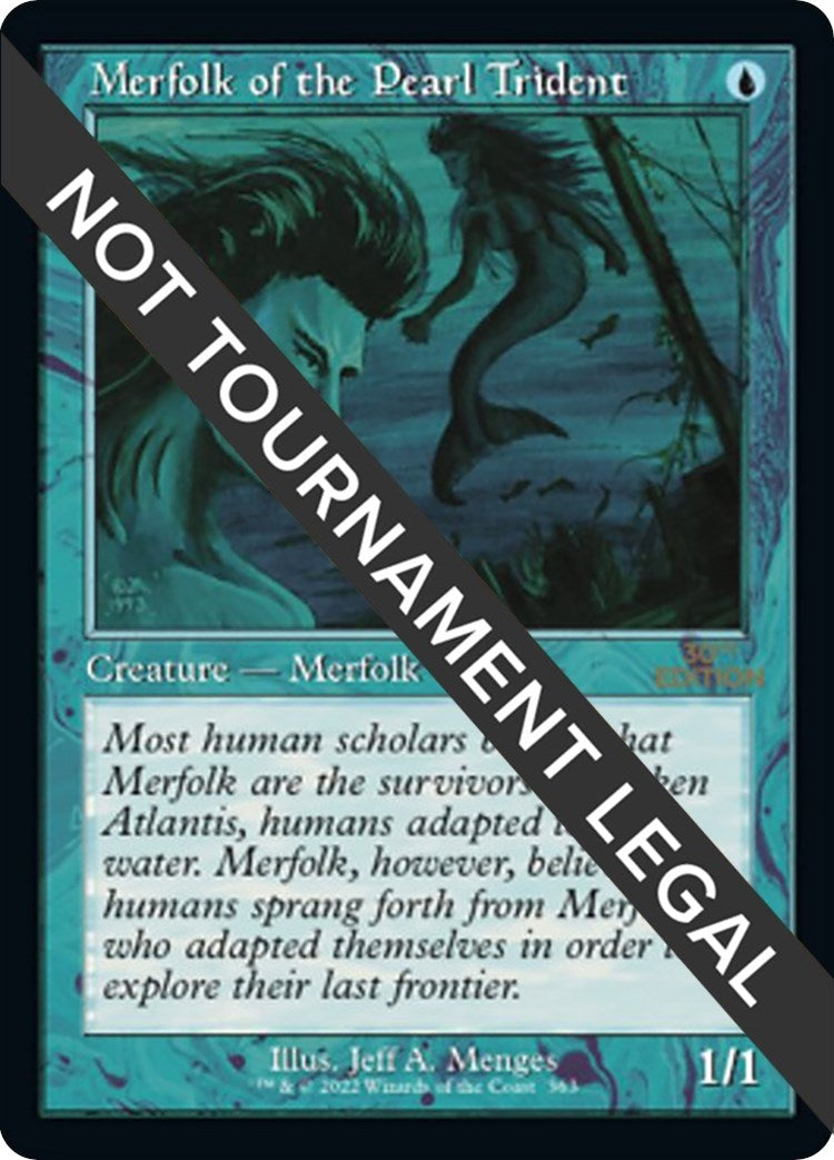 Image for Merfolk of the Pearl Trident (Retro Frame) (363) - Magic: The Gathering