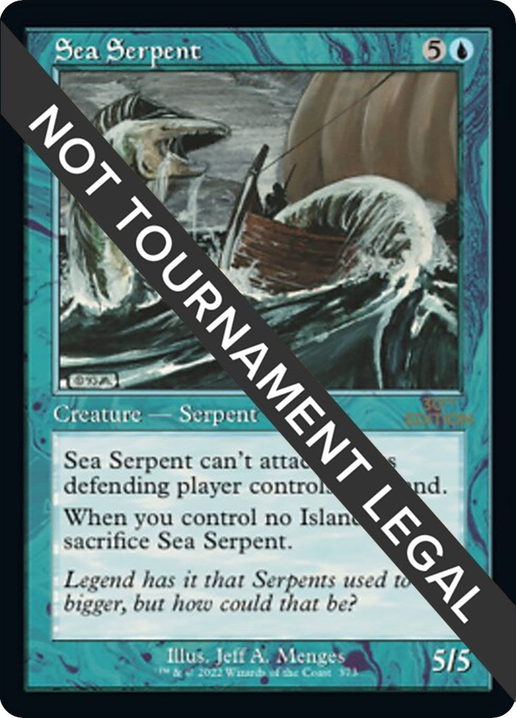 Image for Sea Serpent (Retro Frame) (373) - Magic: The Gathering