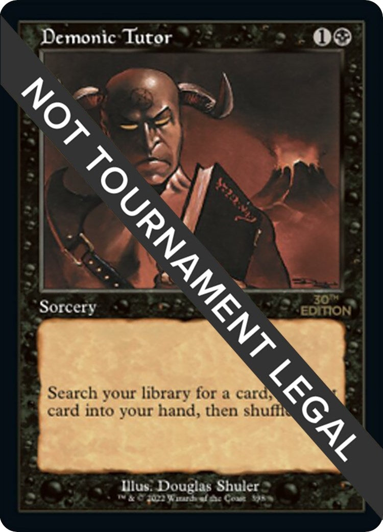 Image for Demonic Tutor (Retro Frame) (398) - Magic: The Gathering