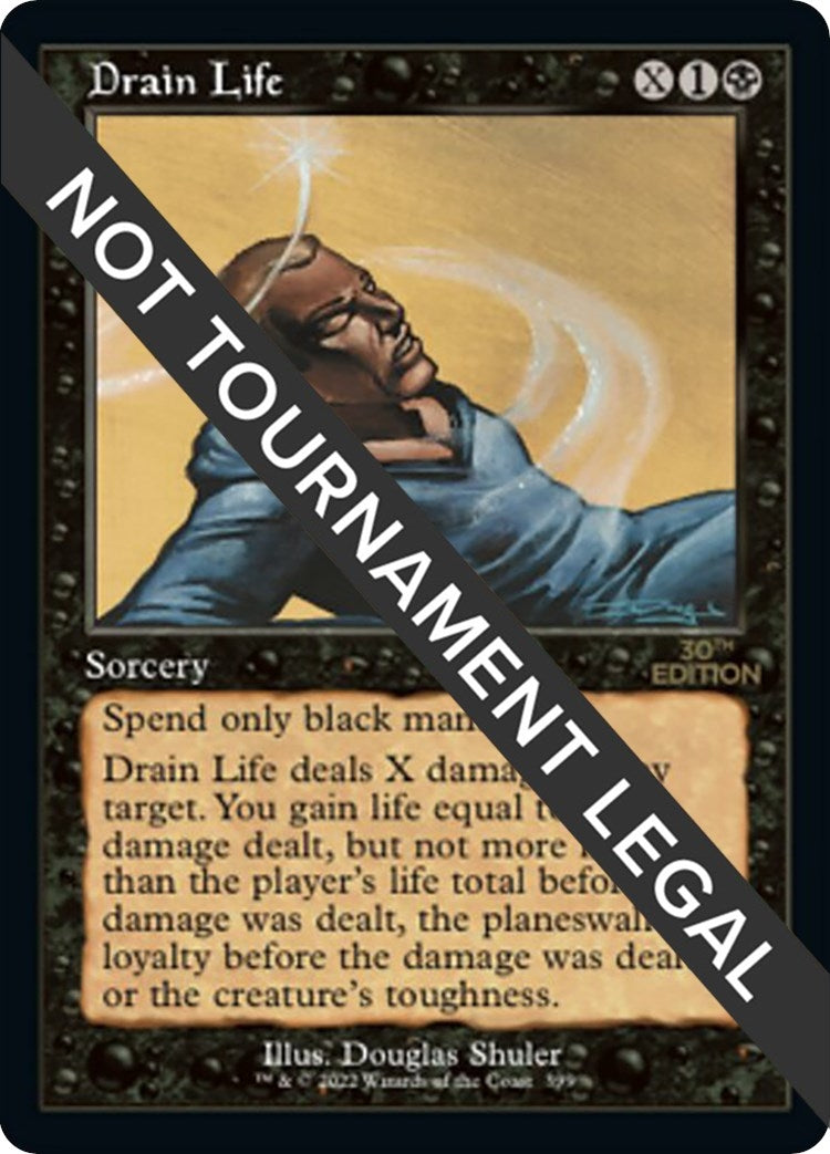 Image for Drain Life (Retro Frame) (399) - Magic: The Gathering