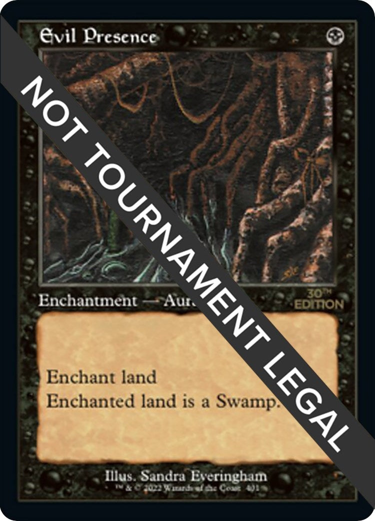 Image for Evil Presence (Retro Frame) (401) - Magic: The Gathering