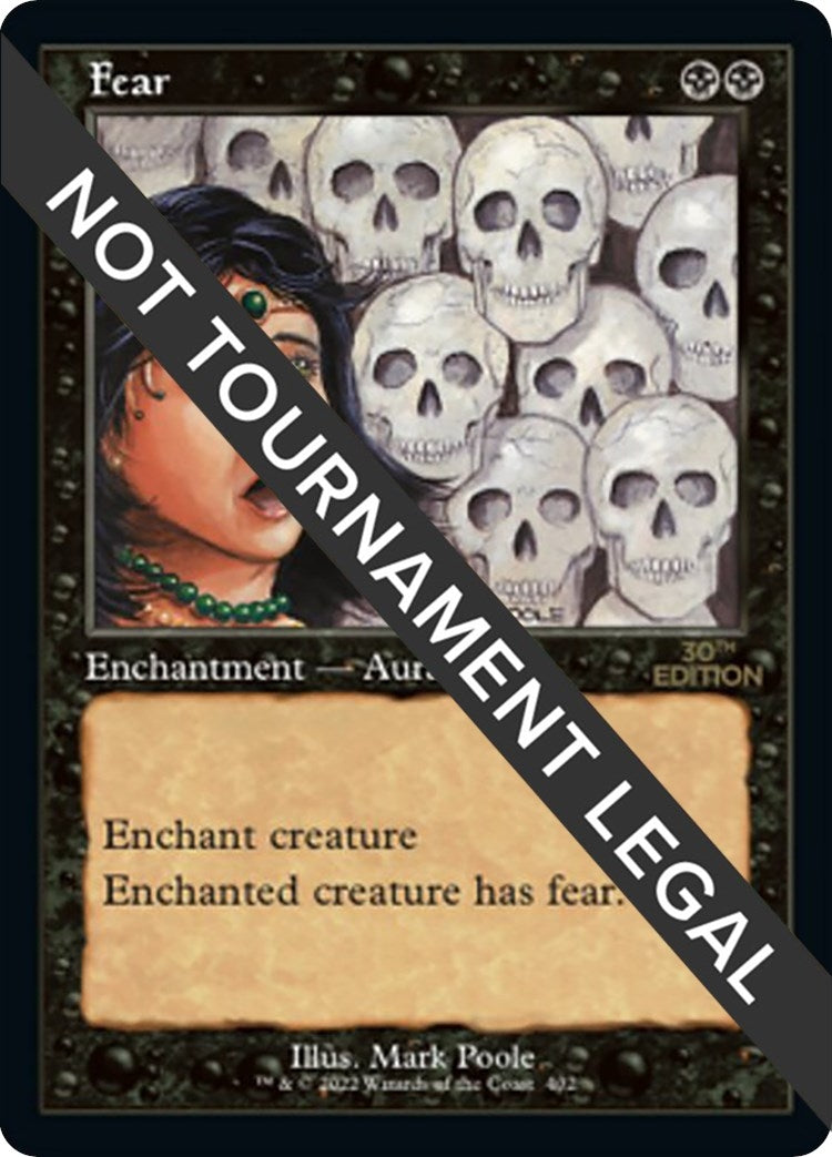 Image for Fear (Retro Frame) (402) - Magic: The Gathering