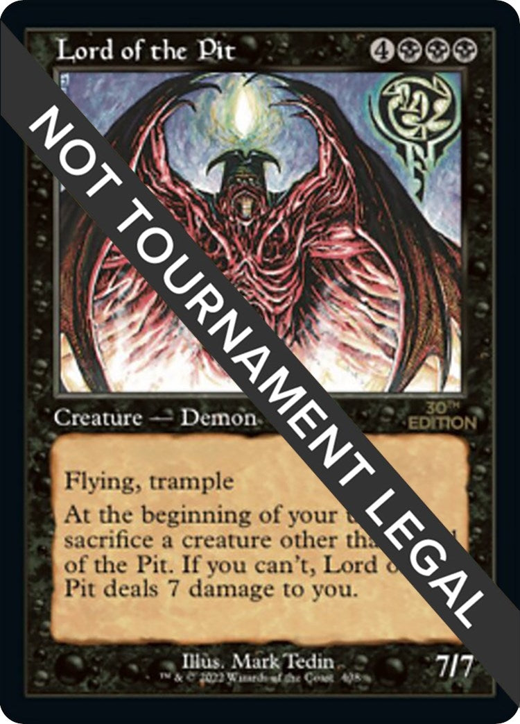 Image for Lord of the Pit (Retro Frame) (408) - Magic: The Gathering