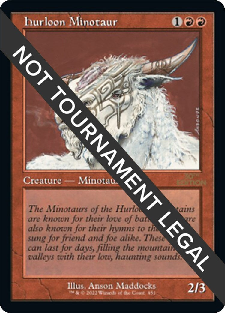 Image for Hurloon Minotaur (Retro Frame) (451) - Magic: The Gathering